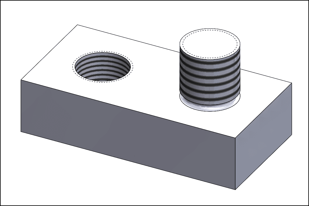 cosmetic threads, SOLIDWORKS &ndash; Why Can&rsquo;t I See My Cosmetic Threads